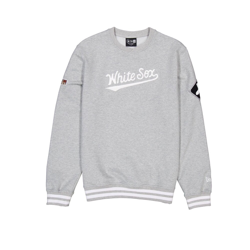 New Era Chicago White Sox Gray Logo Select Crewneck - Size L